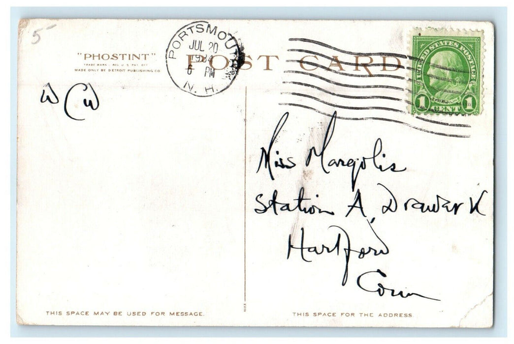 1934 Governor Langdon House Portsmouth New Hampshire NH Phostint Postcard