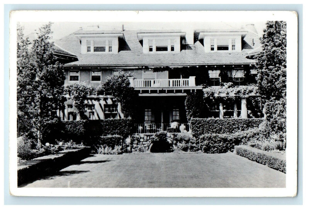 1910 House View Porch Boston Massachusetts MA RPPC Photo Antique Postcard