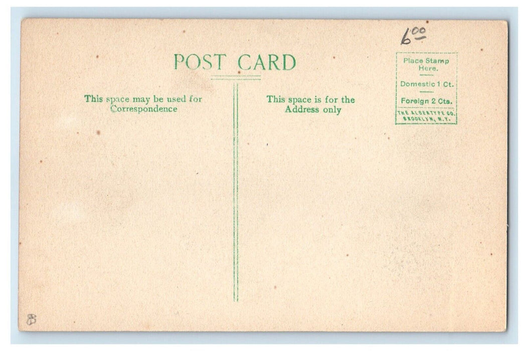 c1910's Old Court House Abandoned And Public Library Building Antique Postcard