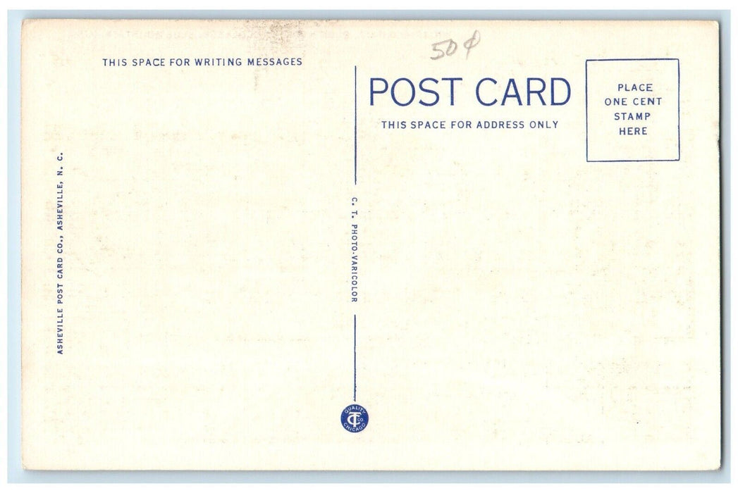 c1930's Blue Mountain MS, Whitefield Hall College Building Campus Postcard