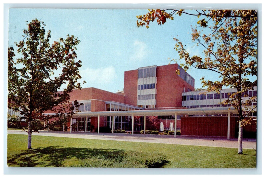 1969 Student Center South Illinois University Carbondale IL Vintage Postcard