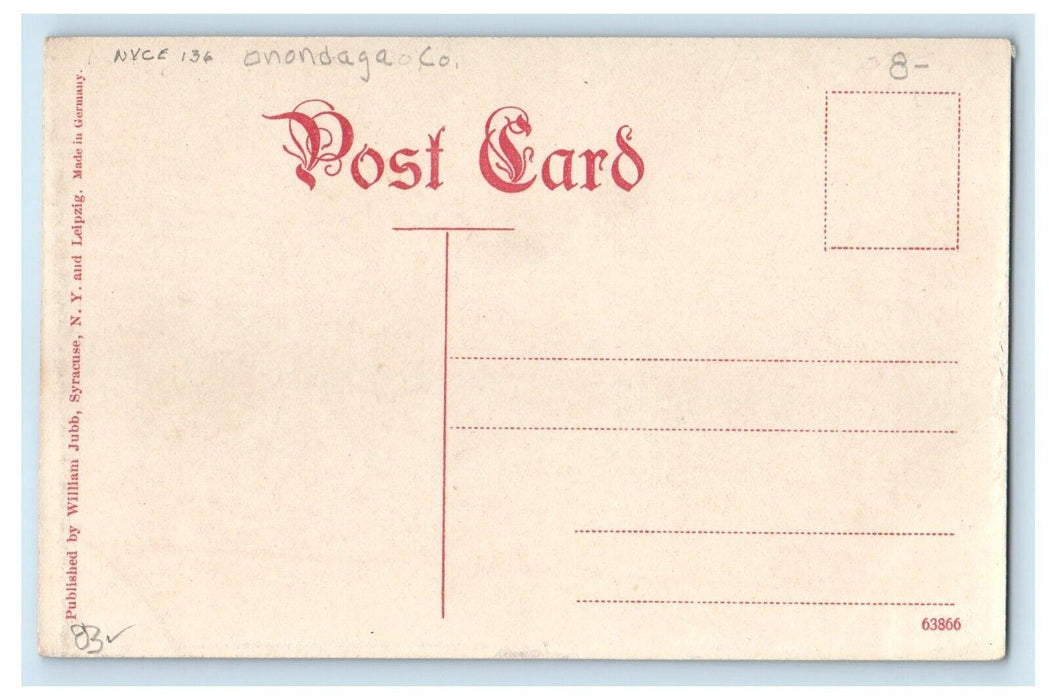 c1910's The Hump N. Y. C. R. R. Railroad Train Yards East Syracuse NY Postcard