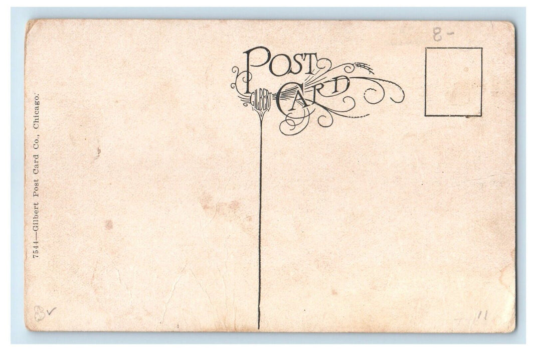 N. Y. Central Station Railroad Locomotive Train St. Johnsville New York Postcard