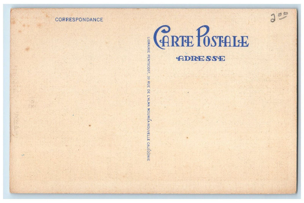 c1940's Boat Scenes, Landing, Noumea Baie De La Moselle New Caledonia Postcard