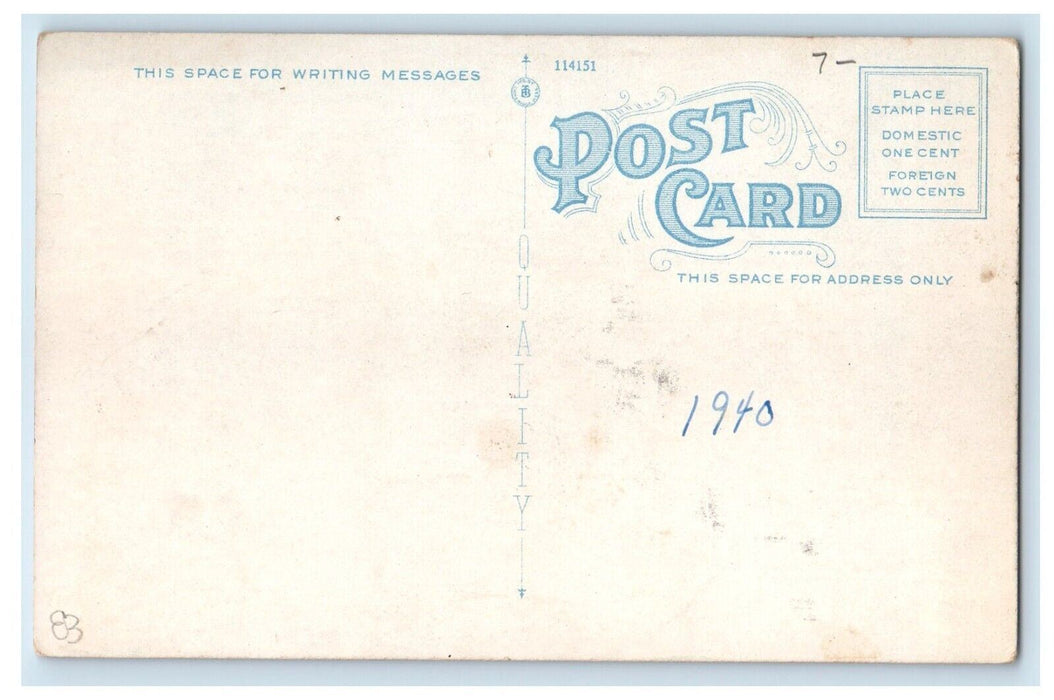 c1920's N. Y. Central Depot Station Railroad Train Westfield NY Antique Postcard