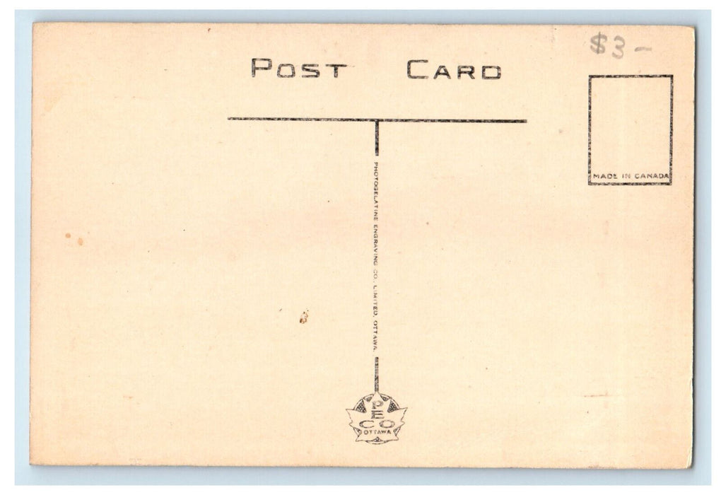 c1940's Administration Building Military Camp Niagara on Lake Canada Postcard