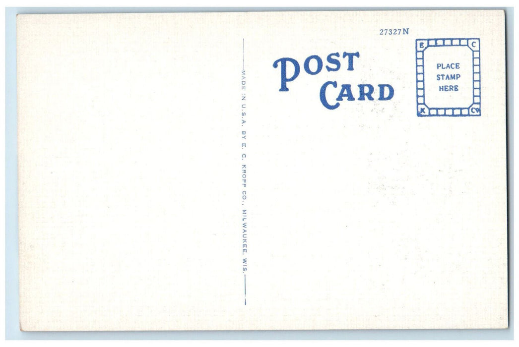 c1940's Whiting Hall Knox College Galesburg Illinois IL Vintage Postcard