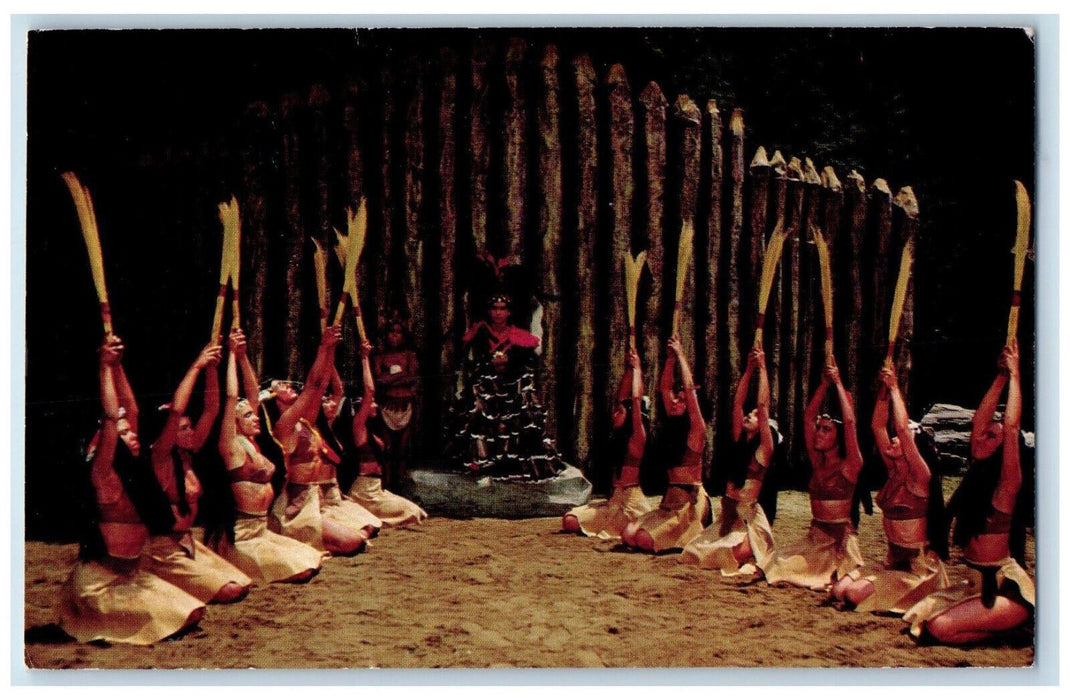 1990 Cherokee Indians Doing Harvest Dance Cherokee North Carolina NC Postcard