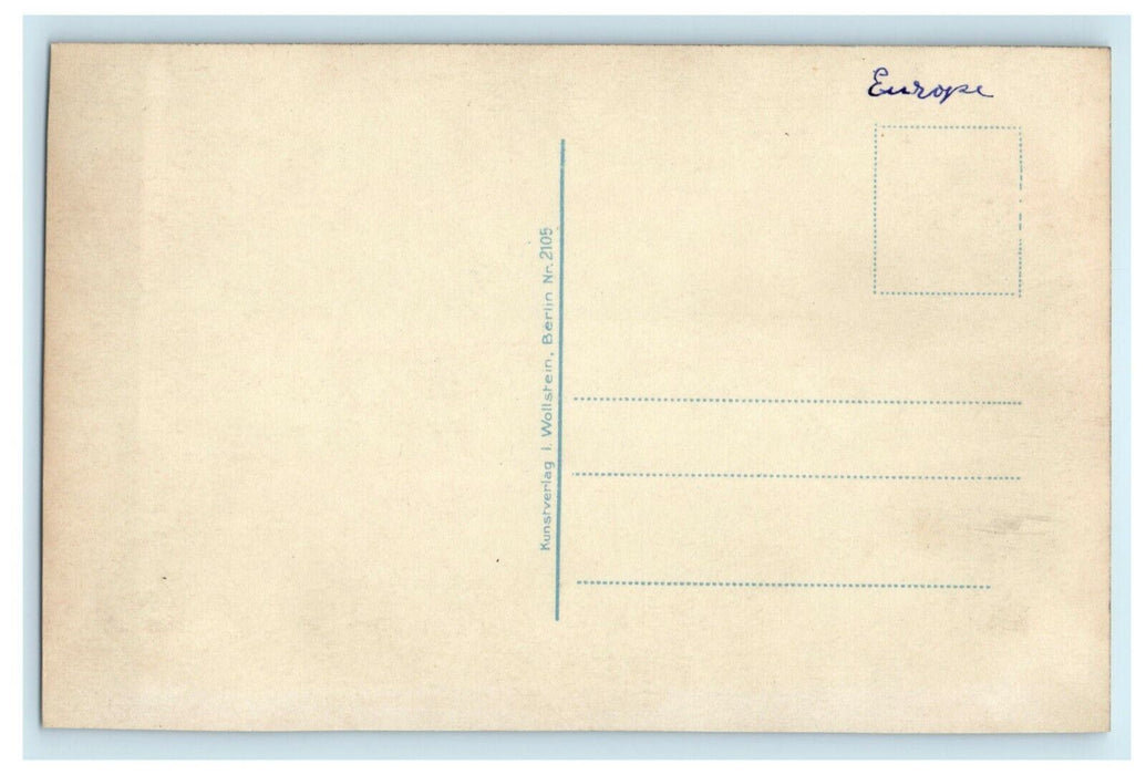 Passengers Throwing Up Puking Ship "Sturmische Seefahrt" Germany c1910 Postcard