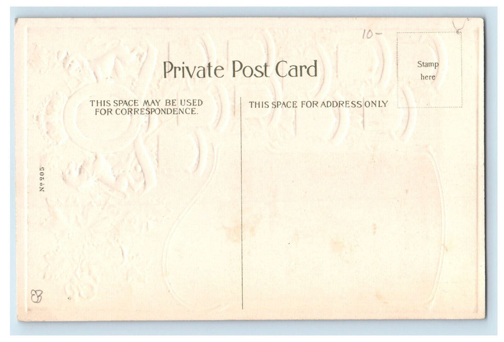c1940's Canada Region Logos, Horseshoe Falls, Canada Embossed Postcard
