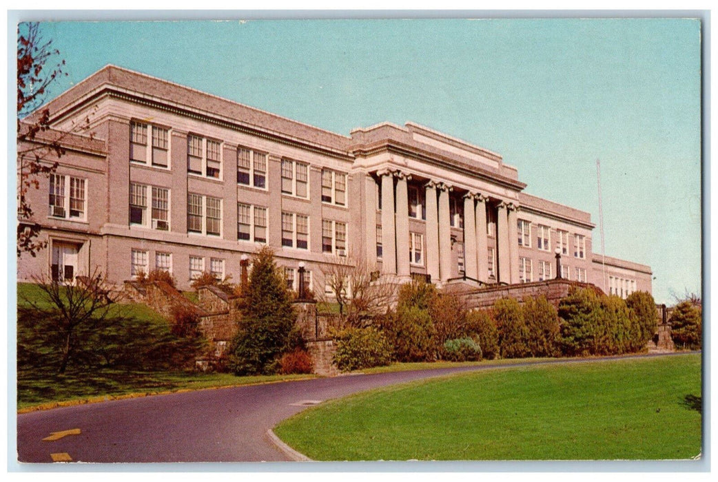 1971 Administration Building, Fairmount State College, Fairmount WV Postcard