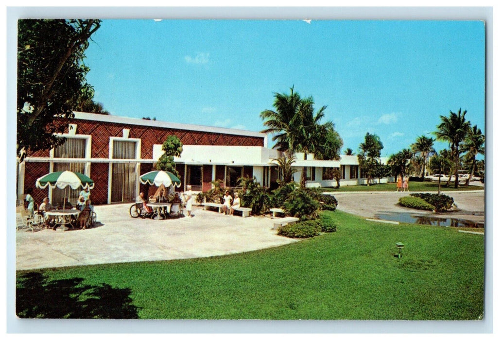 A View Of Boulevard Manor Cars Boynton Beach Florida FL Postcard