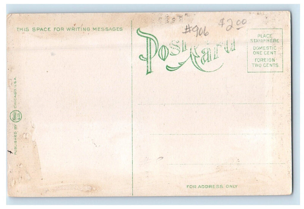 c1910's Lafayette Block Building Waterloo Iowa IA Unposted Antique Postcard