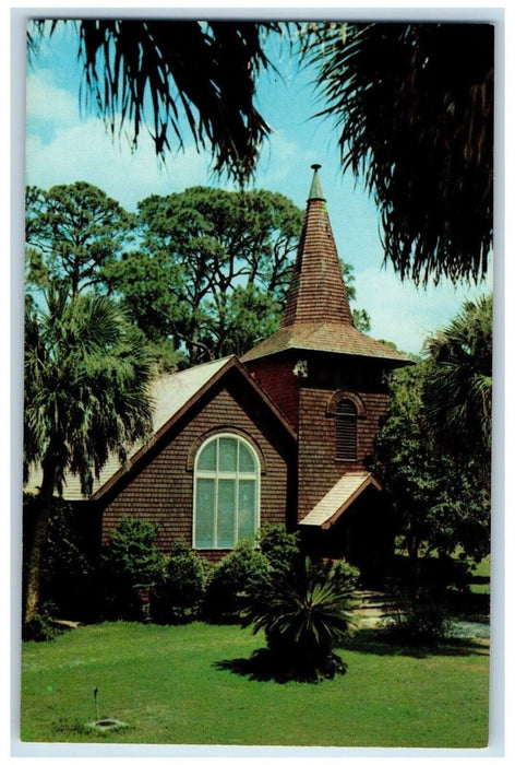 c1960s Faith Chapel Jekyll Island Georgia Jekyll Island Hotel Georgia Postcard