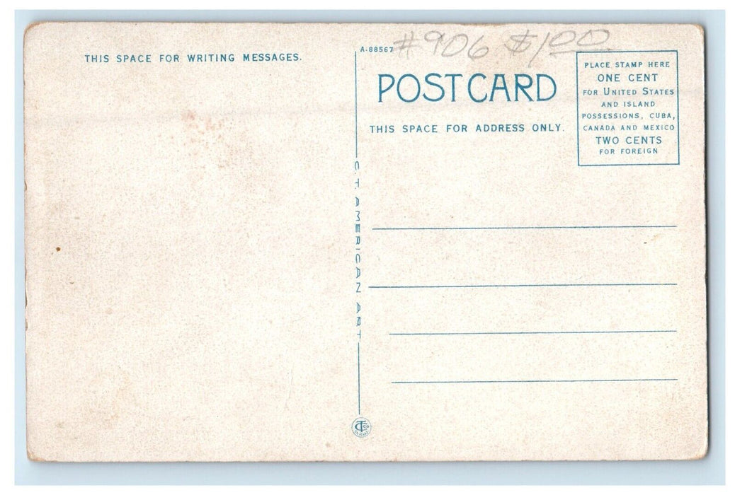 c1920's St. Francis Hospital Building Waterloo Iowa IA Unposted Postcard