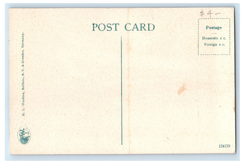 c1910 Bridge Between 2nd and 3rd Sister Islands Niagara Falls Canada Postcard