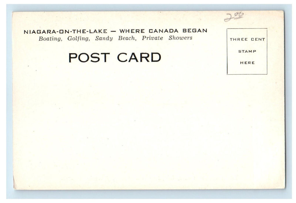c1940's Yacht Motor Court, Niagara-On-The-Lake Ontario Canada Postcard