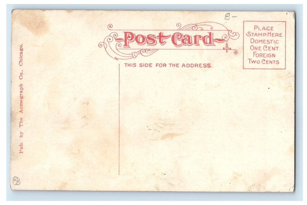 c1910's New Friendship Hotel Building Friendship New York NY Antique Postcard