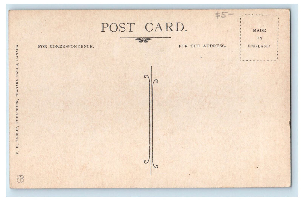 c1940's Erie Avenue, Niagara Falls, Ontario Canada Vintage Unposted Postcard