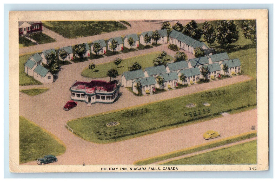 1949 Holiday Inn Niagara Falls Ontario Canada Posted Vintage Postcard