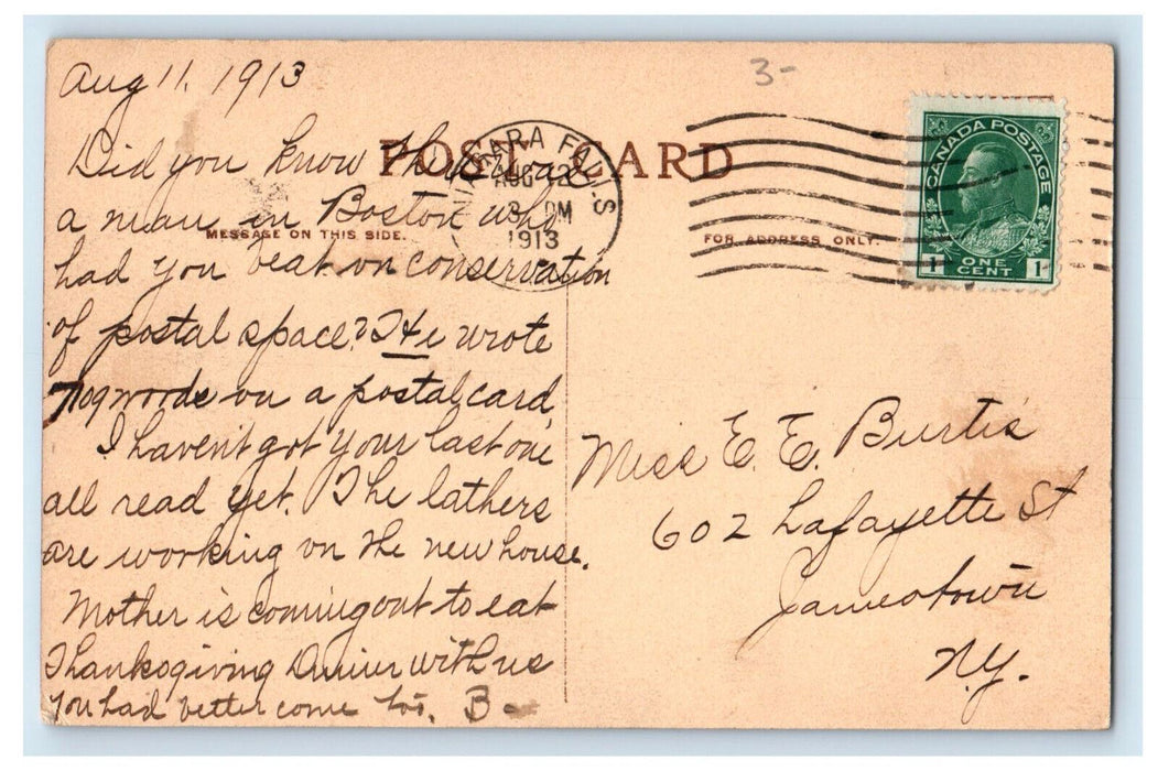 1913 Distributing Station, Ontario Power Company Niagara Falls Canada Postcard