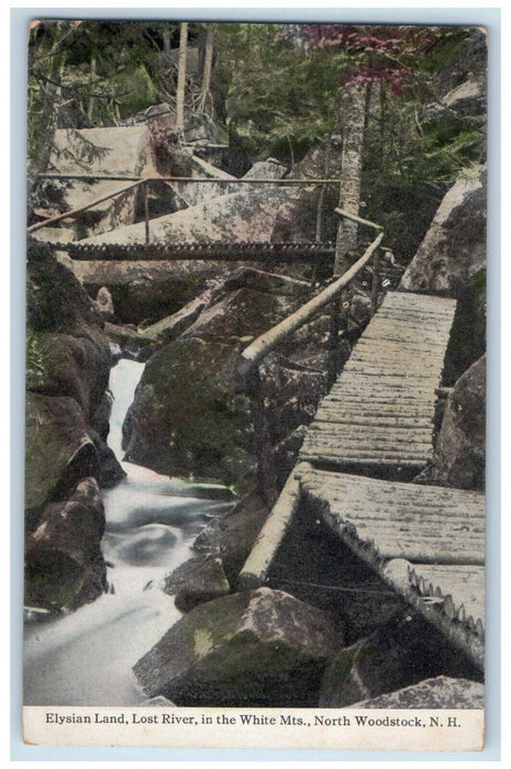 c1920's Elysian Land Lost River North Woodstock New Hampshire NH Postcard