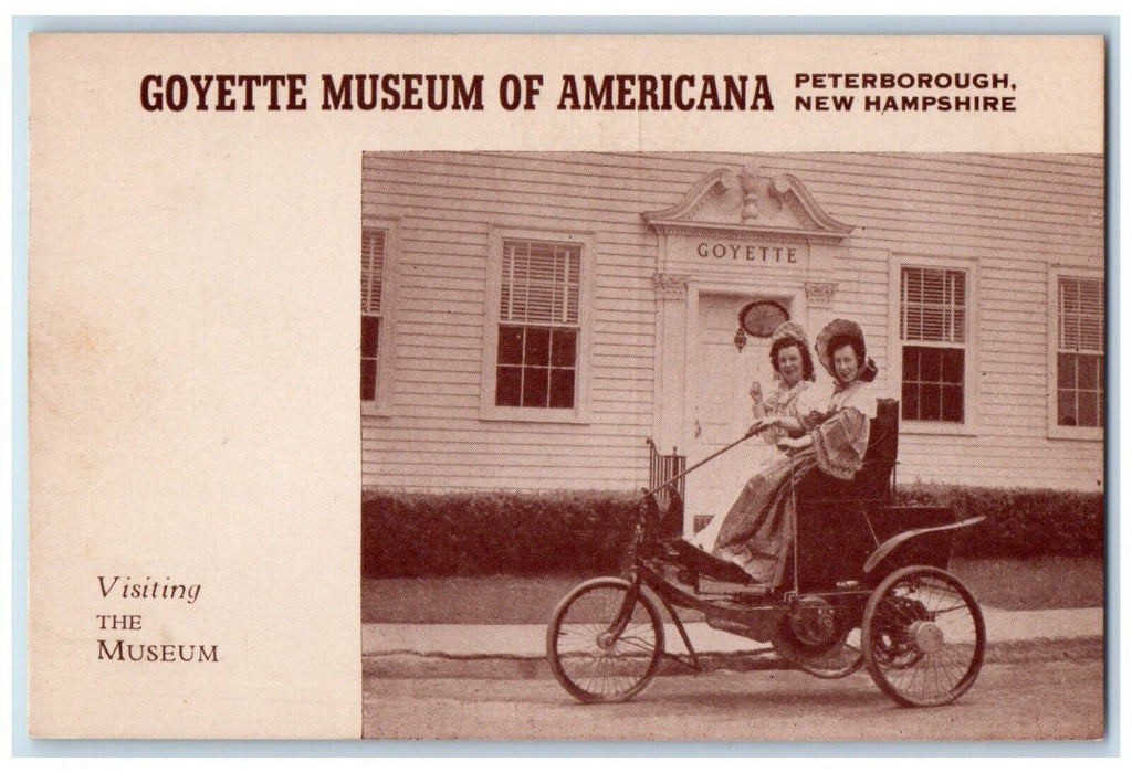 c1910's Goyette Museum Of Americana Peterborough New Hampshire NH Postcard
