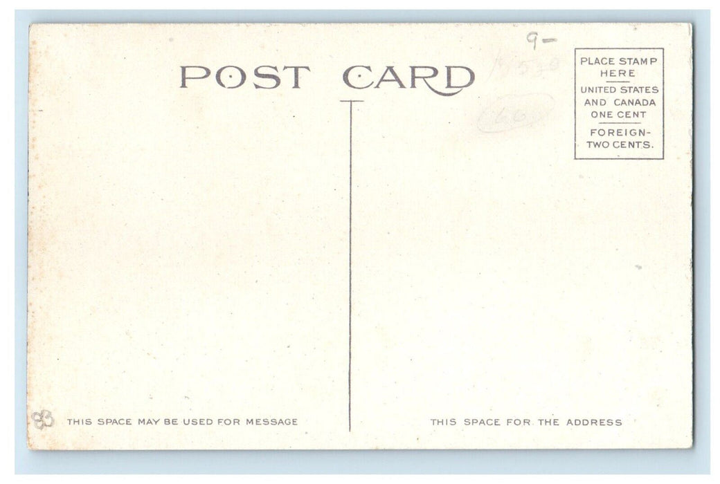 c1910's Lackawanna Depot Locomotive Train Elmira New York NY Antique Postcard