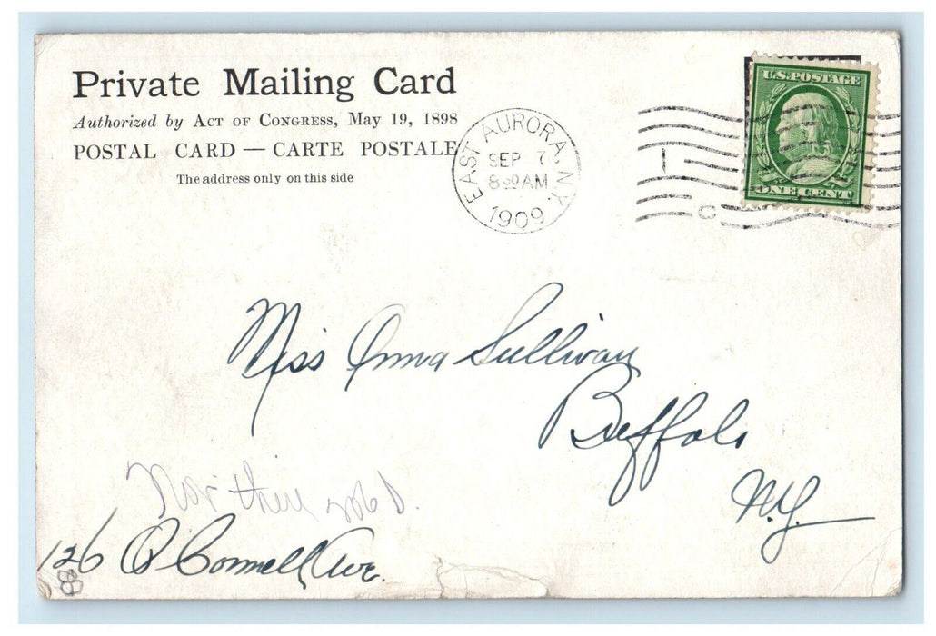 1909 The Roycroft Shop In East Aurora Erie County New York NY Antique Postcard