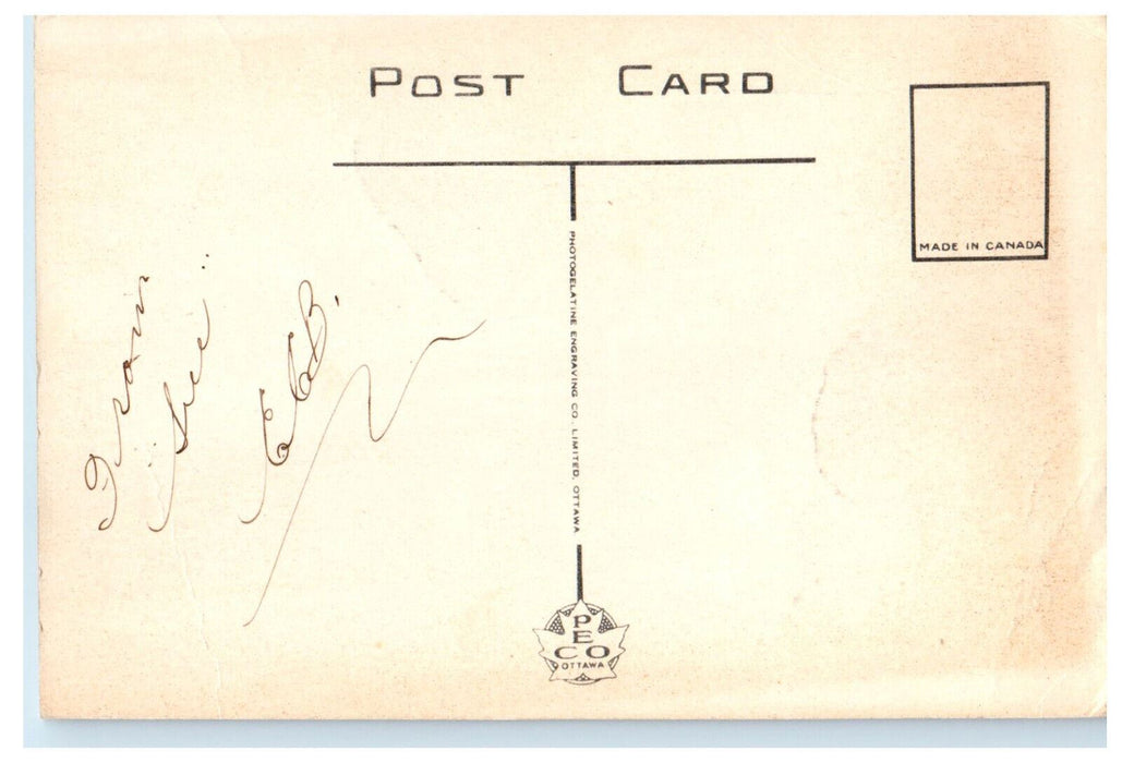 c1940's Public Library St. Catharines Ontario Canada Vintage Postcard