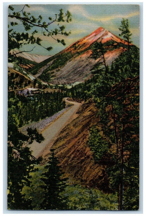 1960 Red Mountain & Vista Eastern Slope Berthoud Pass Derby Colorado CO Postcard
