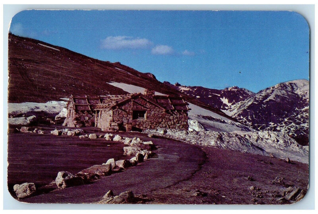 c1960's Trail Ridge Museum Fall River Pass Rocky Mountain Natl Park CO Postcard
