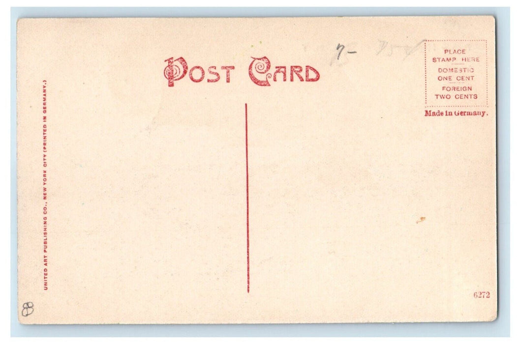 c1910's Parker High School Building Campus Clarence New York NY Antique Postcard