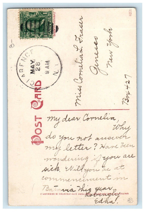 c1910's View Of Hensler Bridge Road River Clarence New York NY Antique Postcard