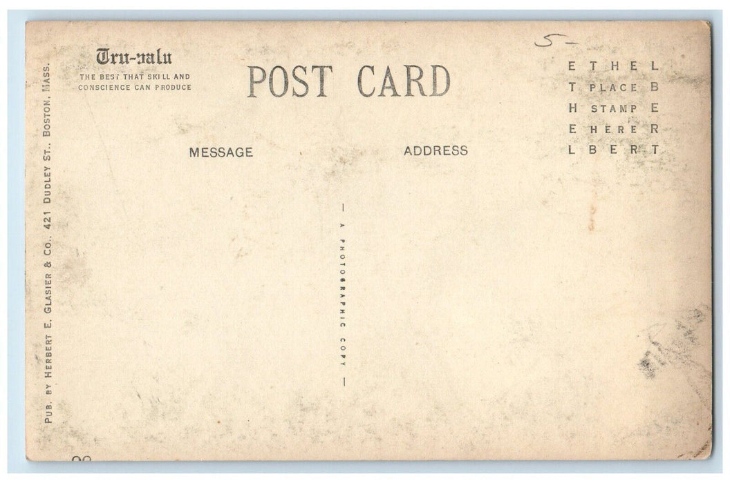 c1920's Lake Sebago Islands View From Migis Lodge South Casco ME RPPC Postcard