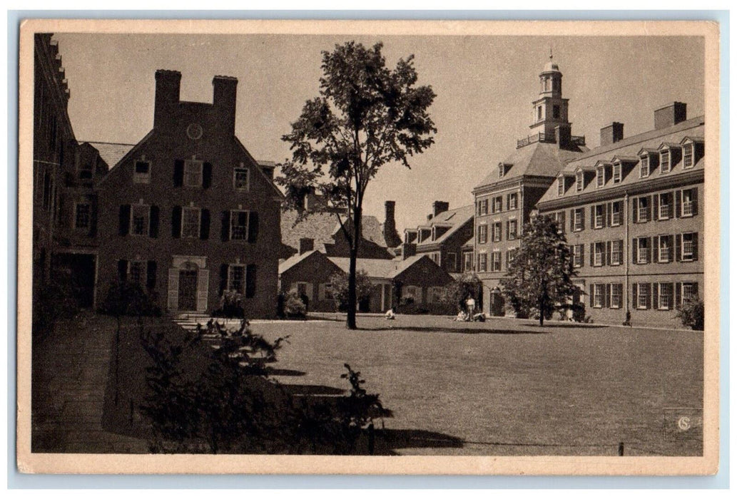 View Of Yale University New Haven Connecticut CT Vintage Unposted Postcard