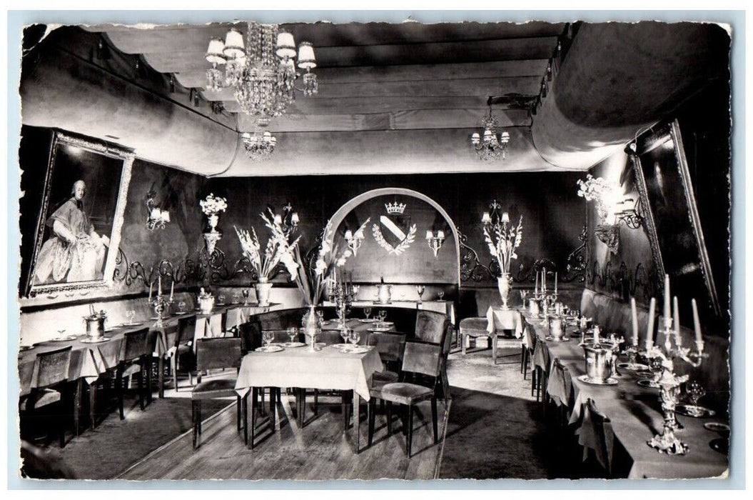 1952 Cabaret Monseigneur Interior View Paris France RPPC Photo Posted Postcard