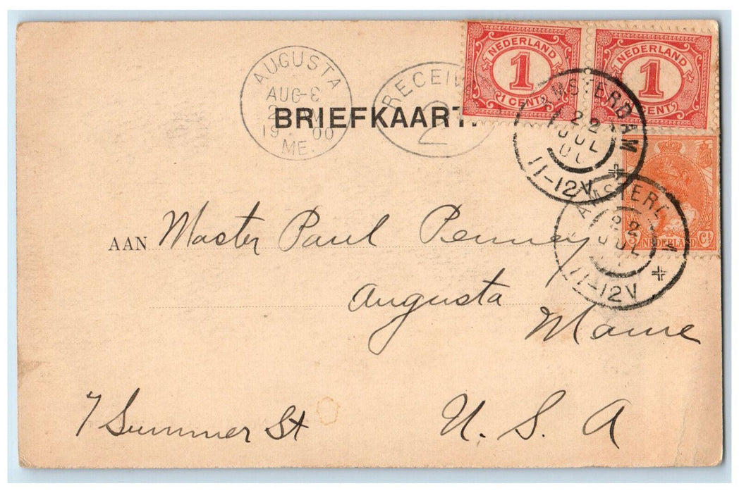 1900 North West Buitensingel Gravenhage South Holland Netherlands PMC Postcard