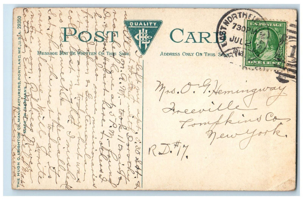 c1910 Home of the Late Dwight L Moody East Northfield Massachusetts MA Postcard