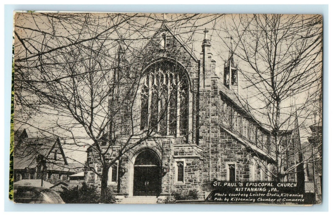 1935 St. Paul's Episcopal Church, Pennsylvania PA Vintage Postcard