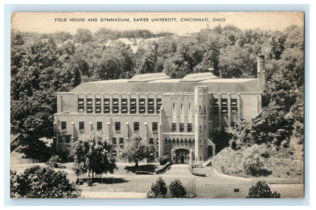 1943 WW2 Soldier Flying Instruction Xavier University Cincinnati Ohio Postcard