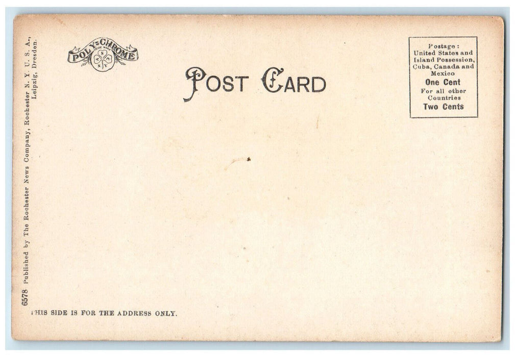 c1905 Parish House Roger's Memorial Church Fairhaven Massachusetts MA Postcard