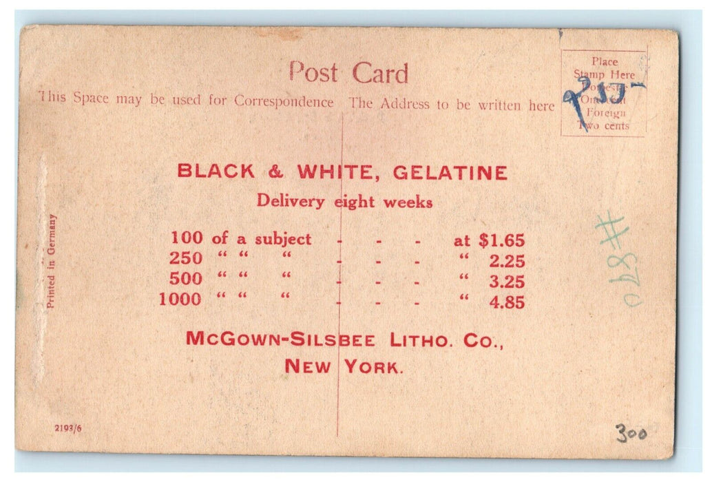 1938 Residence Street, Stuart, Iowa IA Advertisement Unposted Antique Postcard
