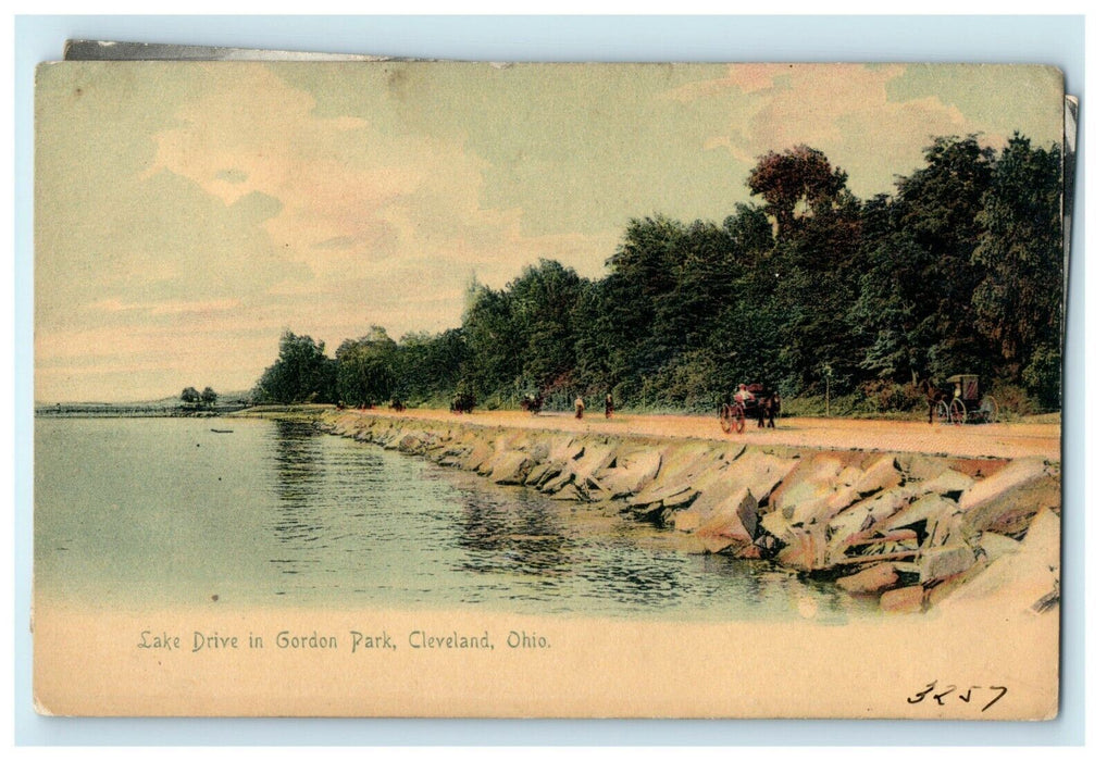 1912 Lake Drive in Gordon Park, Cleveland, Ohio OH Antique Postcard