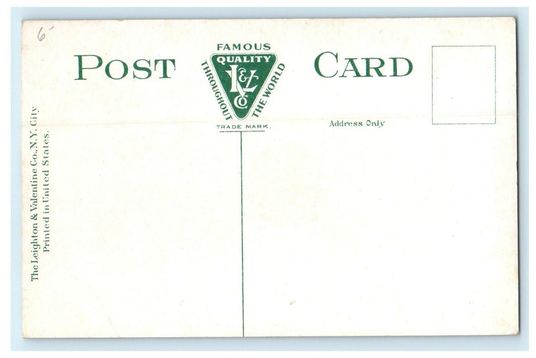 c1910 Boat Scene, White Head Channel, Portland, Maine ME Antique Postcard