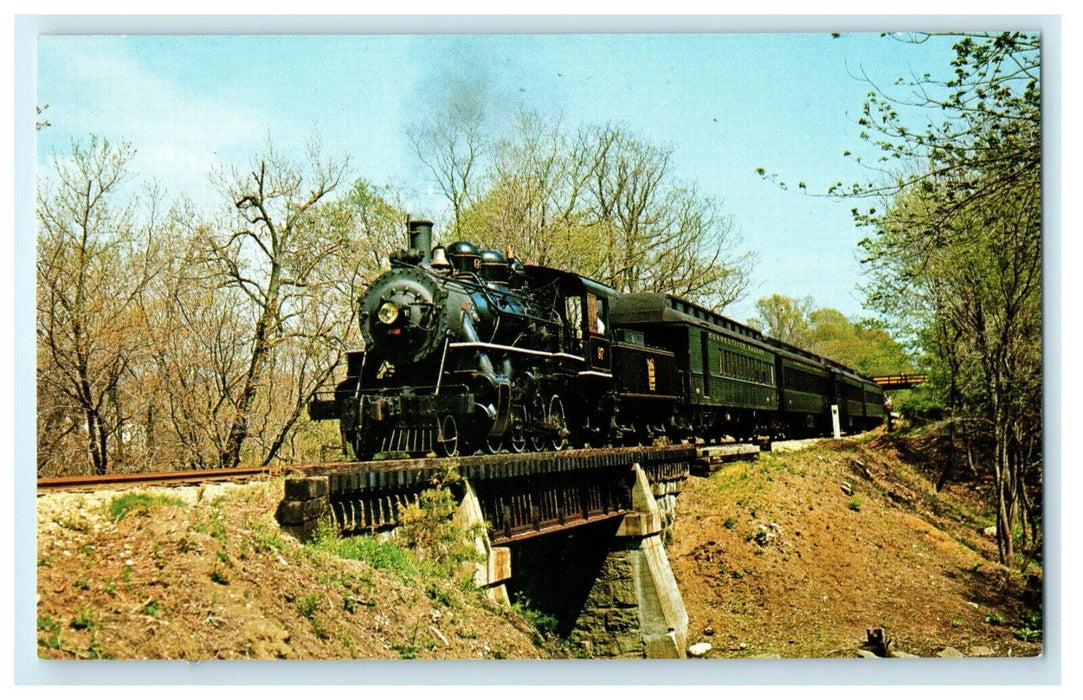 Valley Railroad Locomotive Connecticut River Valley To Chester Essex CT Postcard