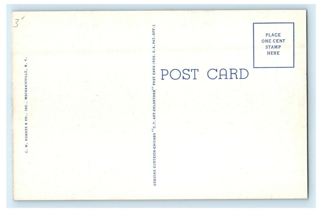 c1919 Waterman Building, University of Vermont Unposted Antique Postcard
