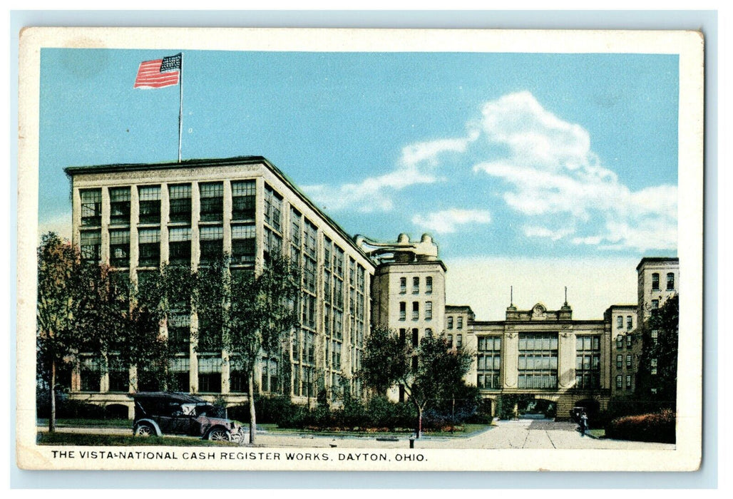 The Vista-National Cash Register Works Dayton Ohio OH Postcard