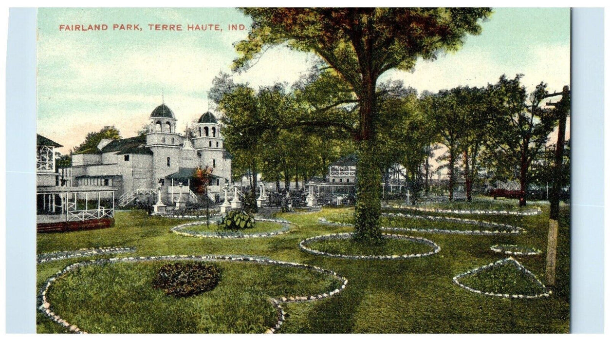 c1910's Fairland Park View Terre Haute Indiana IN Unposted Antique Postcard