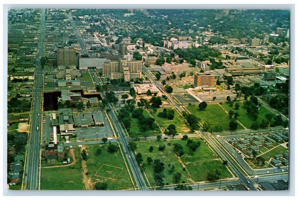 c1950's Aerial View of the University of Alabama Medical Center AL Postcard